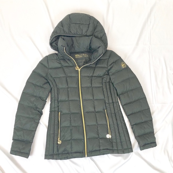 michael kors hoodie olive